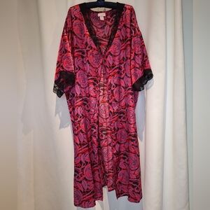Serenada 3x robe, purple, red and black